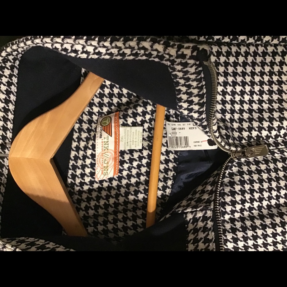 TNK://JNS Men’s Houndstooth Jacket (NWT) - Picture 5 of 8